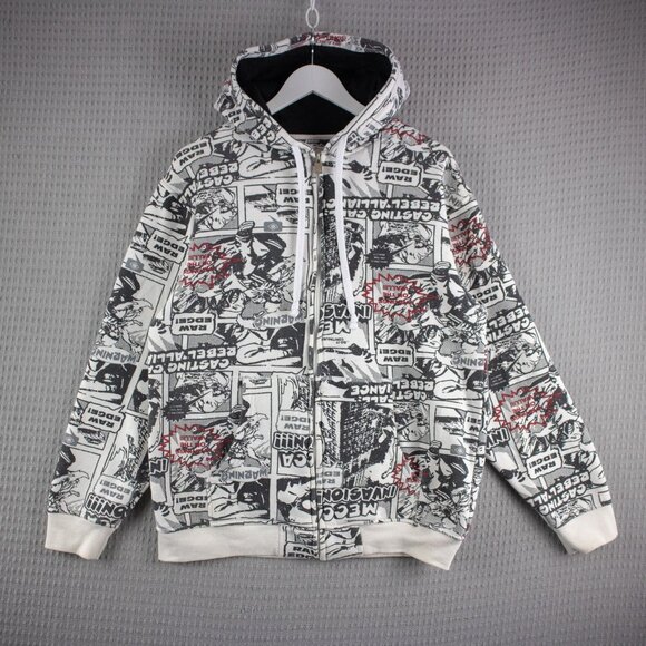 Mecca Other - Mecca Jeans Comic Book AOP Zip Up Hoodie Mesn Medium